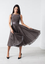 Load image into Gallery viewer, Voile Dress in Grey Pearl
